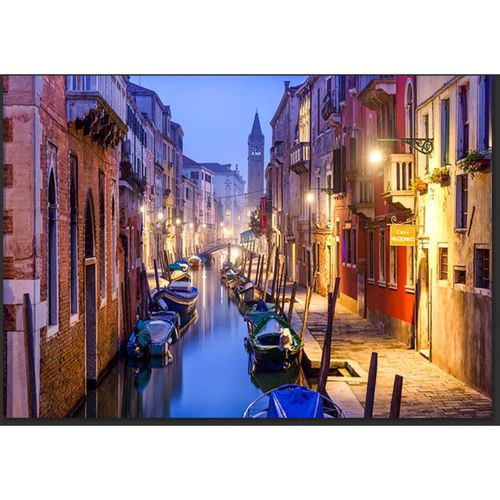 Papier Peint Soirée à Venise 400 X 280 Cm Bleu
