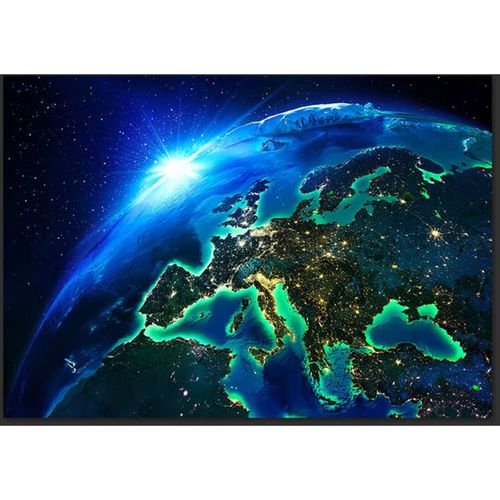 Papier Peint La Planète Bleue 300 X 210 Cm Bleu