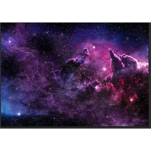 Papier Peint Nébuleuse Violette 350 X 245 Cm Violet
