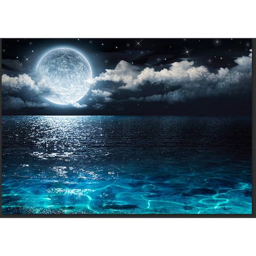 Papier Peint Lagon Bleu 400 X 280 Cm Bleu