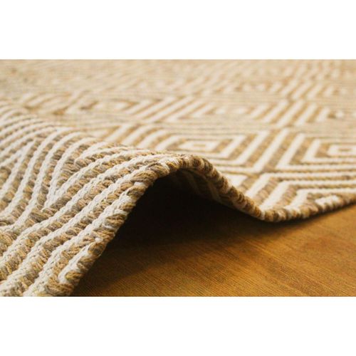 Tapis Fait Main 310 Beige Appetizer Marron 120 X 170 Cm Beige