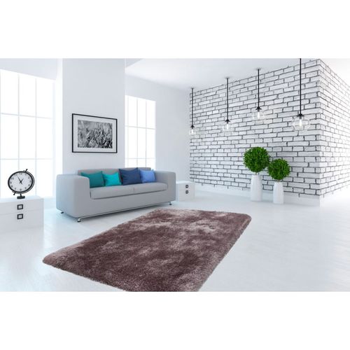 Tapis Tufté à La Main Argent Confortable 110 200 X 290 Cm Gris