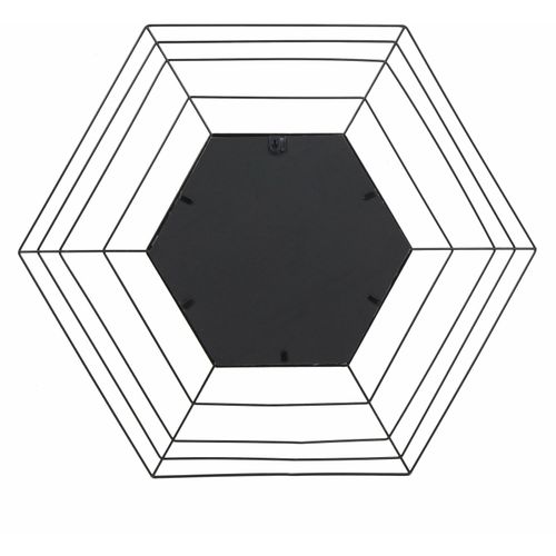 Miroir Mural Métal Or 79,5x69x1,5cm