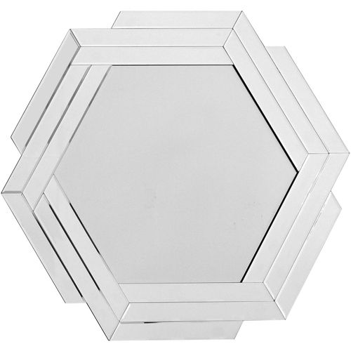 Miroir Mural Miroir Argent 85x80x1,6cm