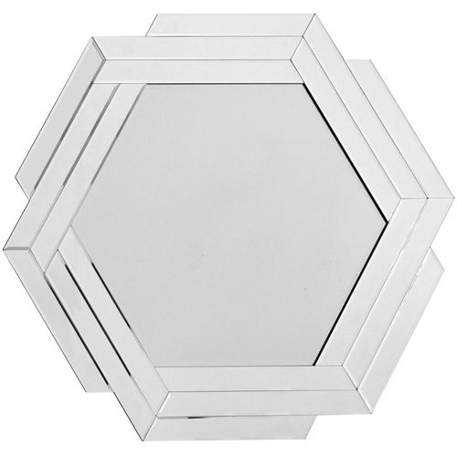 Miroir Mural Miroir Argent 85x80x1,6cm