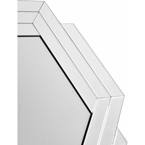 Miroir Mural Miroir Argent 85x80x1,6cm