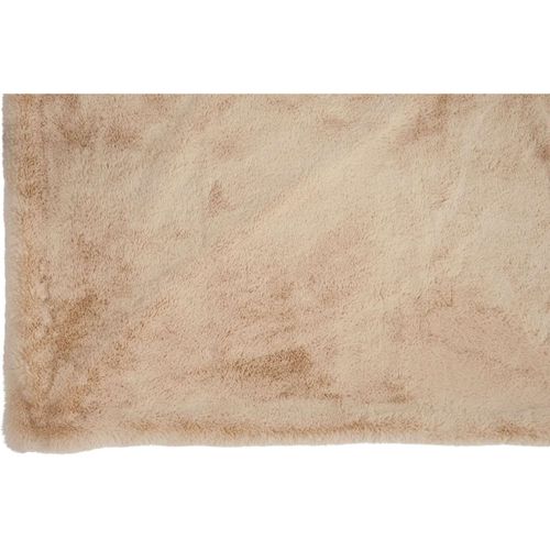 Plaid Beige Polyester 180x130x3cm