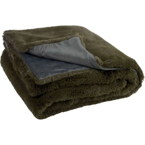 Plaid Vert Polyester 180x130x3cm