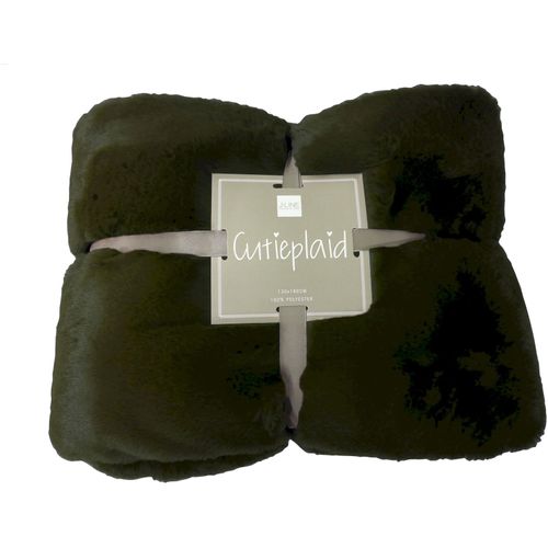 Plaid Vert Polyester 180x130x3cm