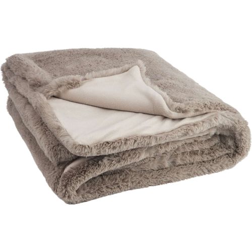 Plaid Gris Polyester 180x130x4cm