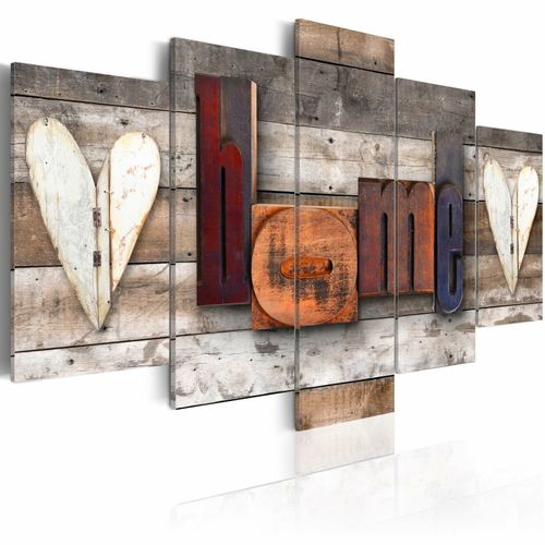 Tableau Chalet Enchanté 200 X 100 Cm Bois Clair