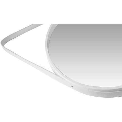 Miroir Mural Bois Blanc 49,5x7,5x49,5cm