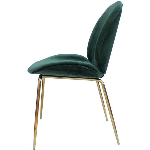 X2 Chaises Charlize Gold vert