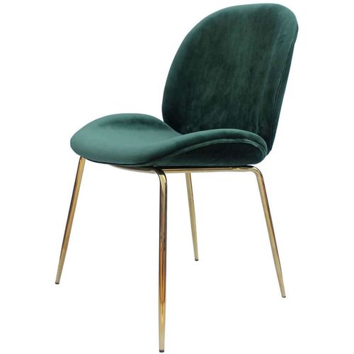 X2 Chaises Charlize Gold vert