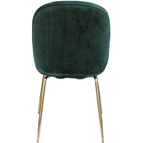 X2 Chaises Charlize Gold vert