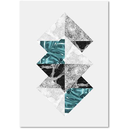 Tableau Abstraction 16 40 X 50 Cm Blanc