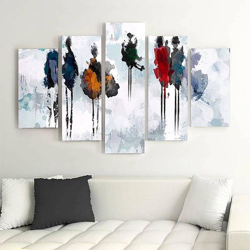 Tableau Arbre De Peinture 250 X 120 Cm Blanc