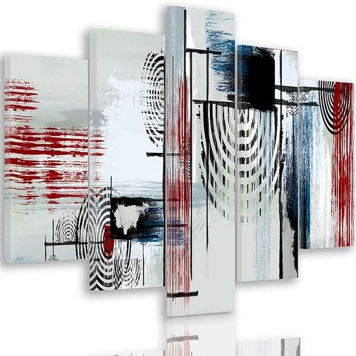 Tableau 1 Boucliers 300 X 140 Cm Blanc