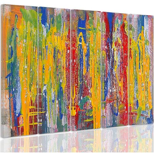 Tableau Peintures Abstraites 100 X 70 Cm Multicolore