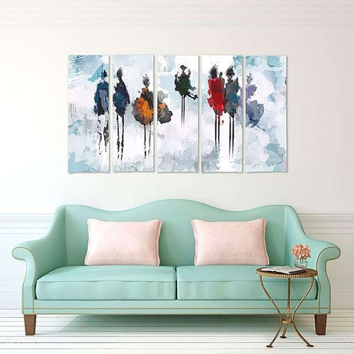 Tableau Arbre De Peinture 150 X 100 Cm Blanc