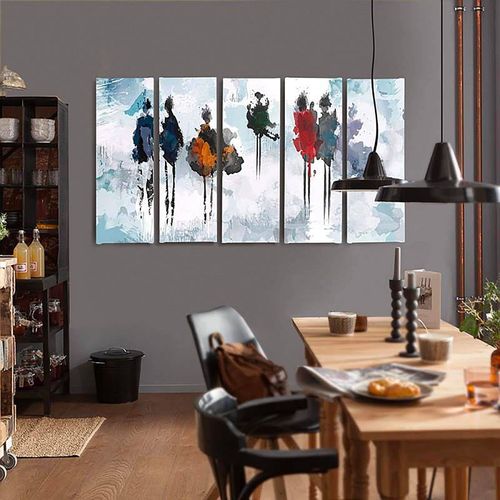 Tableau Arbre De Peinture 250 X 120 Cm Blanc