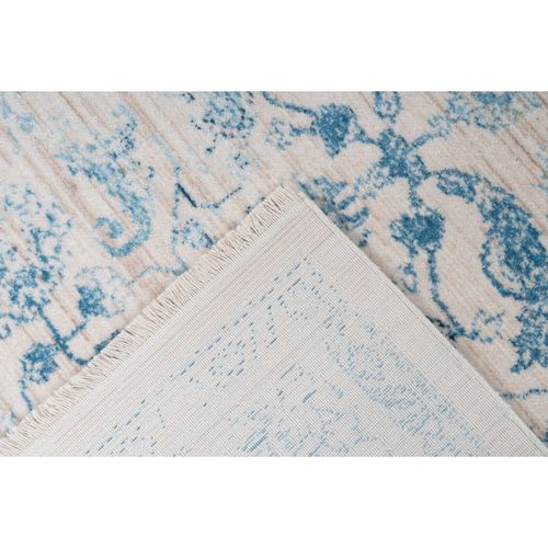 Tapis Baroque 600 80 X 150 Cm Bleu