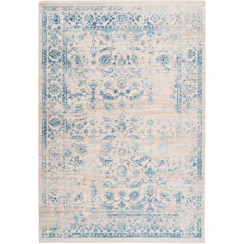 Tapis Baroque 600 80 X 150 Cm Bleu