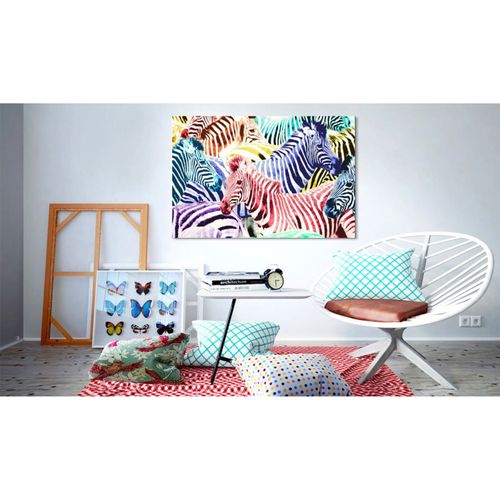 Tableau Un Peu D'optimisme 120 X 80 Cm Multicolore