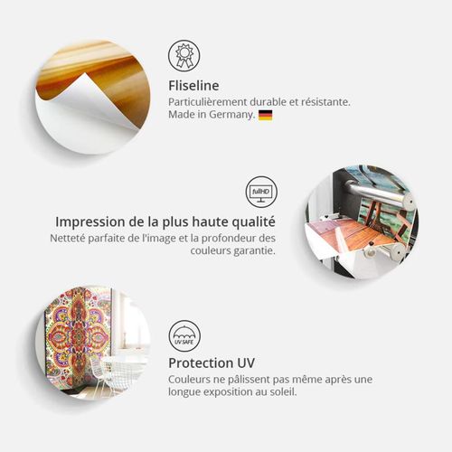 Paravent Toile Intissée Multicolore 135x172cm