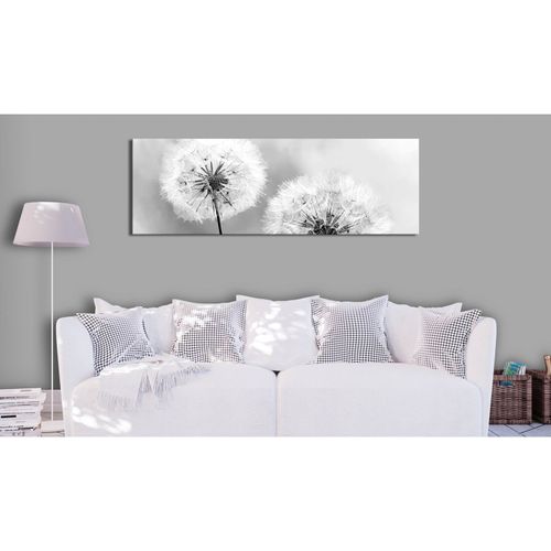 Tableau Mémoires D'été 135 X 45 Cm Blanc