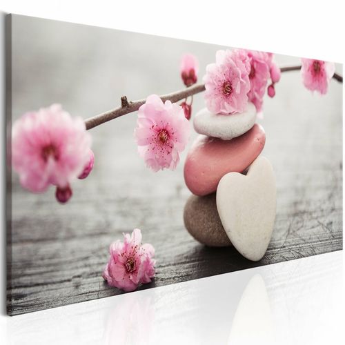 Tableau Fleurs De Cerisier Zen 135 X 45 Cm Rose