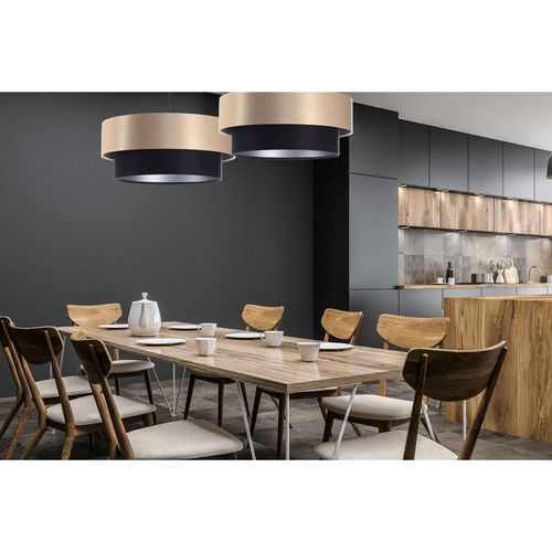 Suspension Duo 061-042 Rond Ø 60 Cm Noir