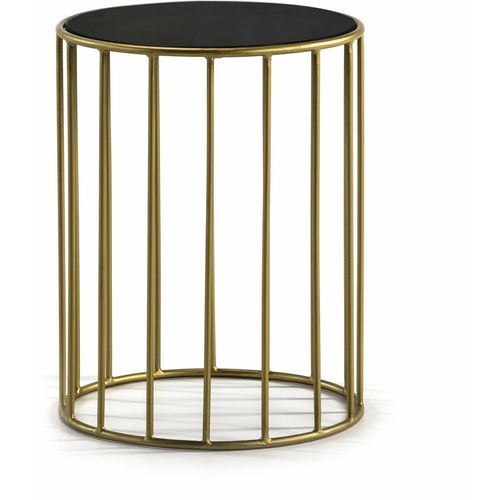 Table D’appoint Métal doé 43x43x65cm