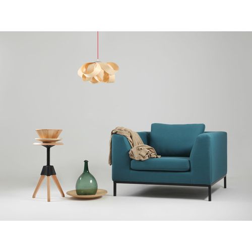 Fauteuil Métal Bleu 110x98x67cm