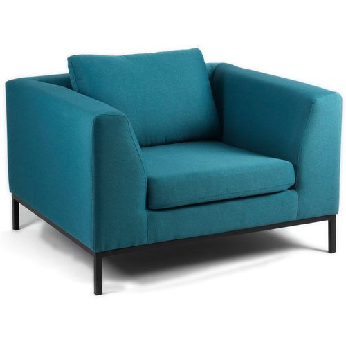 Fauteuil Métal Bleu 110x98x67cm