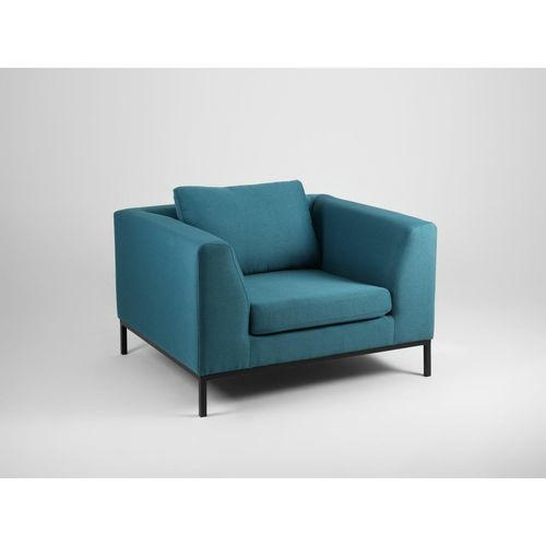 Fauteuil Métal Bleu 110x98x67cm