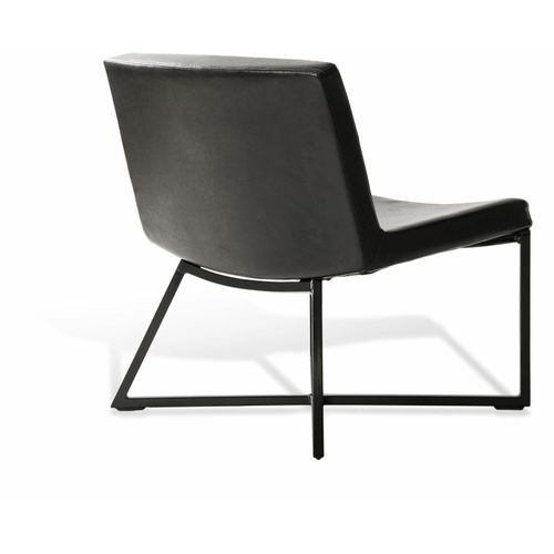 Fauteuil Tissu Noir 62x60x81cm