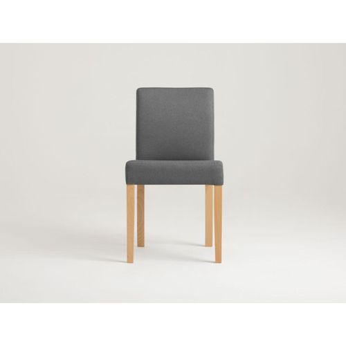 Chaise Tissu Gris 46x58x84cm