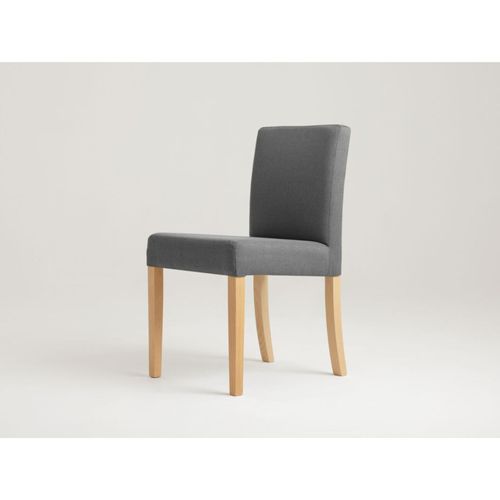 Chaise Tissu Gris 46x58x84cm