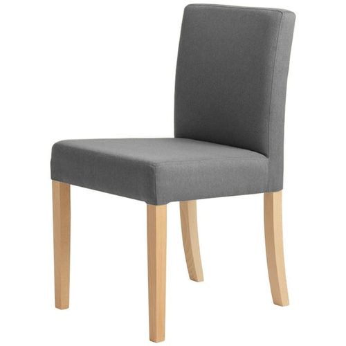 Chaise Tissu Gris 46x58x84cm