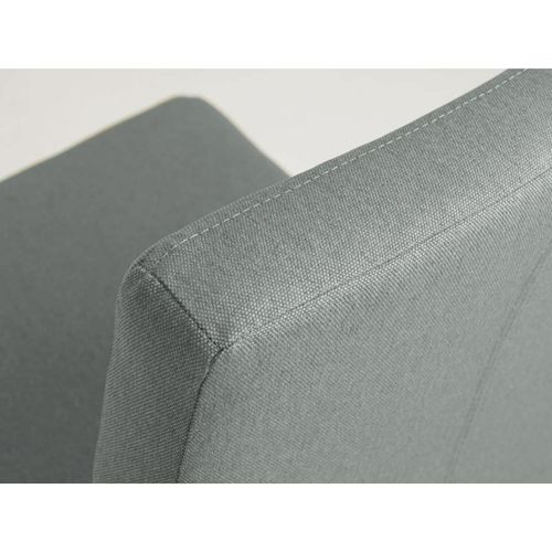 Chaise Tissu Gris 46x58x84cm