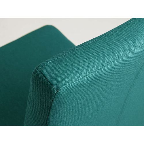 Chaise Tissu Vert 46x58x84cm