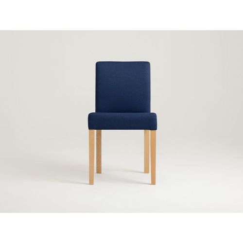 Chaise Tissu Bleu 46x58x84cm