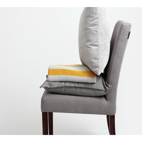 Chaise Tissu Gris 46x61x96cm