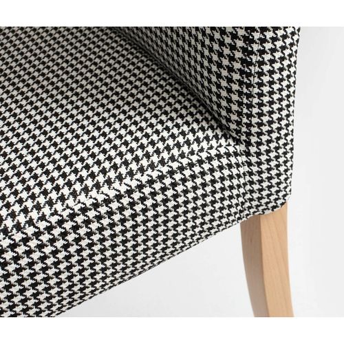 Chaise Tissu Gris 46x58x84cm