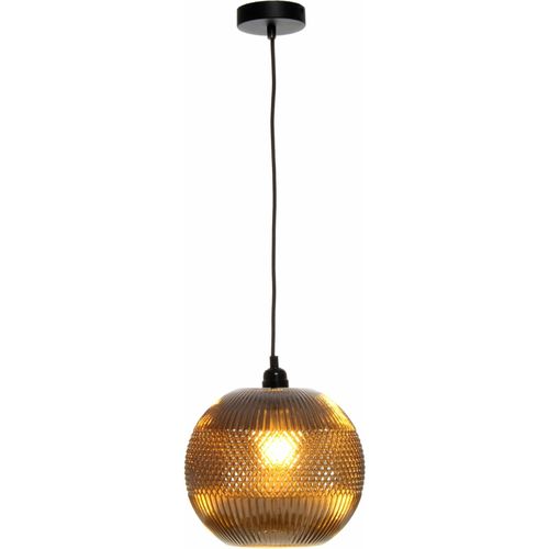 Suspension Verre Gris 25x25x26cm