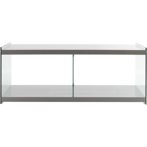 Table TV Verre Gris 120x60x45cm