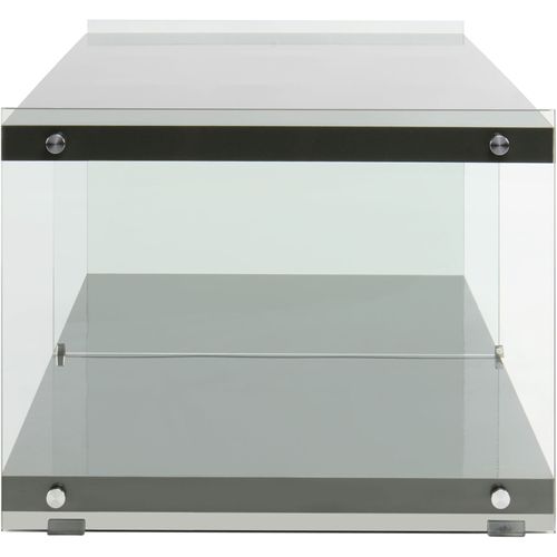 Table TV Verre Gris 120x60x45cm