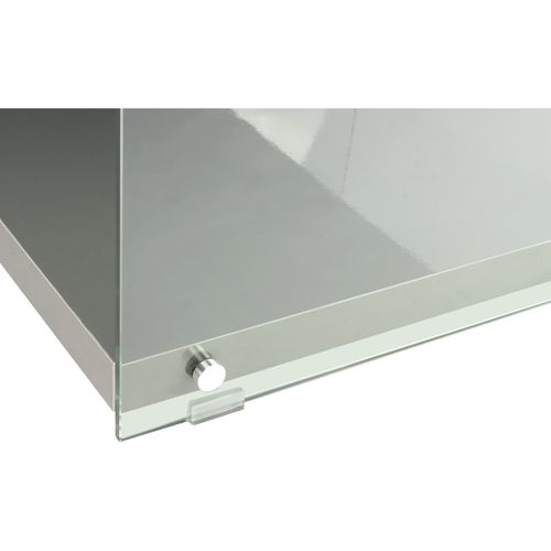 Table TV Verre Gris 120x60x45cm