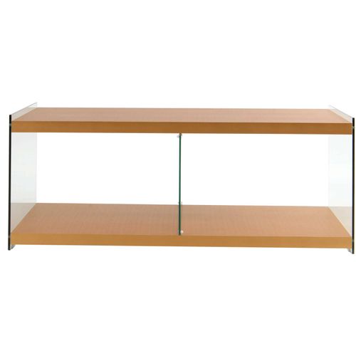 Table TV Verre Or 120x60x45cm